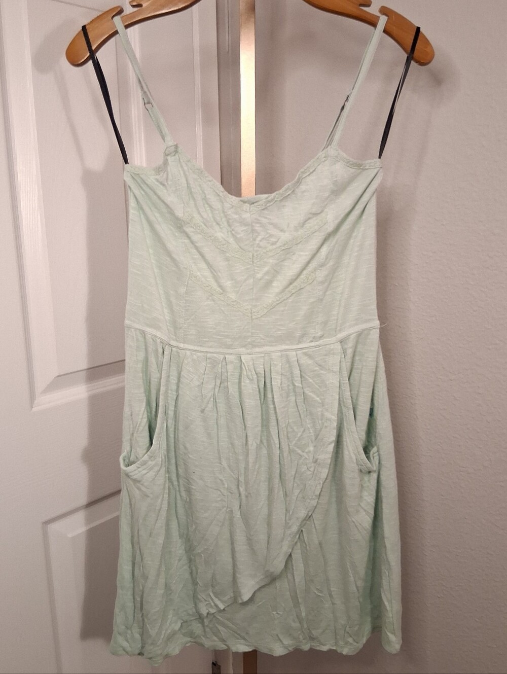 Volcom Light Mint Green Spaghetti Strap Sundress